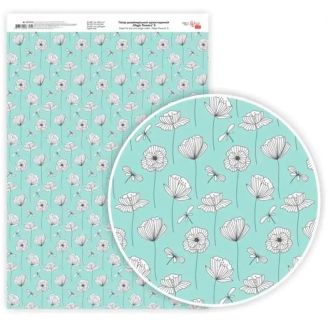 Папір дизайнерський односторонній Magic flowers 6, ROSA TALENT 5311132