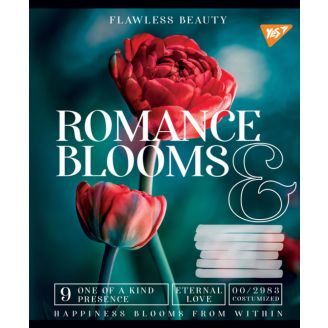 766446 Зошит А5/48 кл. YES "Romance blooms"