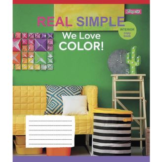 766729 Зошит А5/48 лін. 1В "We love color!"