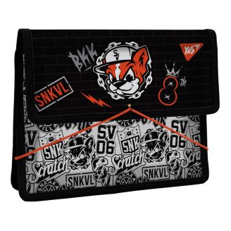 491990 Папка для зошитів YES  пласт. на резинці В5 Scratch Dog