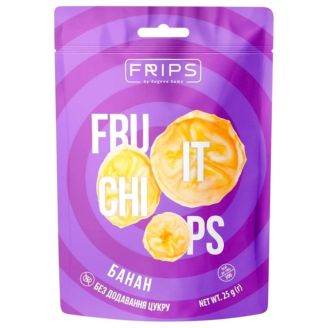 Чипси фруктові з банану 25г ТМ FRIPS