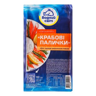 Крабові палички охолоджені 180г Водний світ