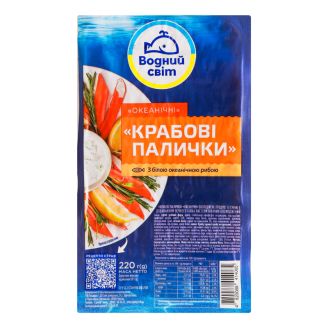 Крабові палички охолоджені 220г Водний світ