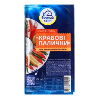 Крабові палички охолоджені 90г Водний світ