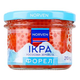 Ікра форелi зерниста ск/б 210г Norven