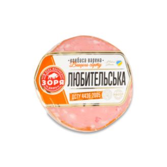Ковбаса Любительська в/с в/у (шайба) . ТМ Зоря Дніпра
