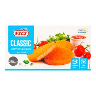 Лососеві бургери в паніровці "CLASSIC" 250г тм VICI