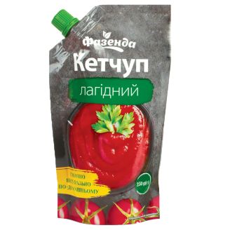 Кетчуп "Лагідний" д/п 250 г ТМ "Фазенда"