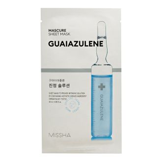 MISSHA Маска для обличчя 28 мл/ Mascure calming solution sheet mask