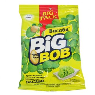 Арахіс "BIG BOB" в оболонці з васабі 90г