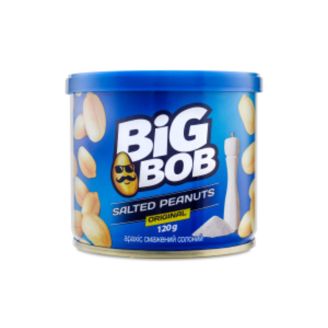 Арахіс "ТМ Big Bob" солоний 120г з/б