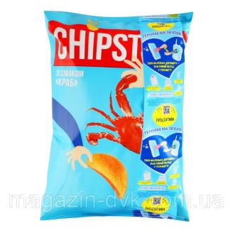 Чіпси зі смаком Краб ТМ "CHIPSTER'S" 60г