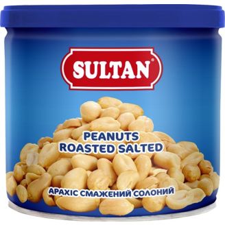 Арахіс смажений солоний  120г з/б "SULTAN"