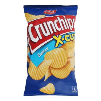 Чіпси хвилясті Crunchips X-Cut з сіллю 75гр Lorenz