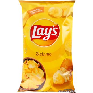 Чіпси картопляні з сіллю Lay's м/у 120г