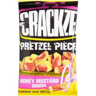 Кренделі шматочками "Crackzel Honey Mustard Onion" зі смаком цибулі в гірчично-медов соусі 65 гр