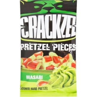 Кренделі шматочками "Кракцел Весабі" (Crackzel Wasabi) зі смаком васабі 65 гр