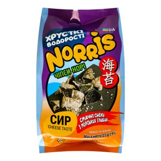 Чіпси норі з сиром 25г NORRIS