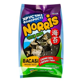 Чіпси норі з васабі 25г NORRIS