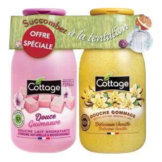 Cottage Набір Sweet Marshmallow&Delicious Vanilla (мол.д/д. 250 мл +ексфоліант 270 мл),