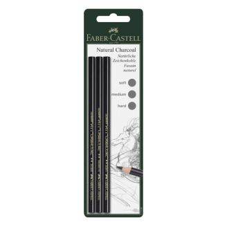 117498 БЛІСТЕР CHARCOAL PENCIL PITT 3 ПРЕДМЕТA 32448