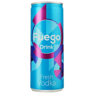 Напій сл/алк. Fresh&Vodka 0.25л з/б ТМ FUEGO