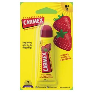 Carmex бальзам для губ зі смаком суниці, туба, 10 г