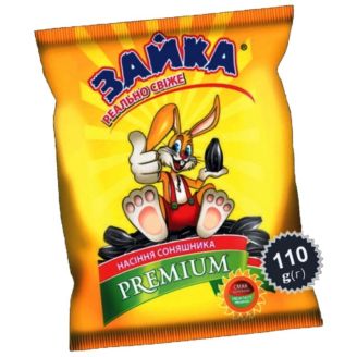 Насіння смажене "Преміум" ТМ Зайка 110г