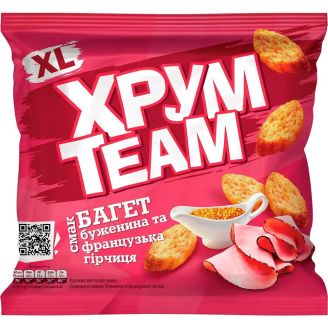 Сухарі багет буженина-французька гірчиця 100гр ХрумTeam