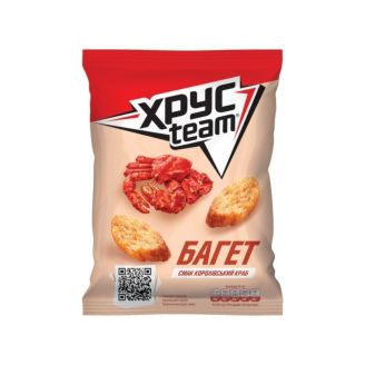 Сухарі багет королівський краб 60г ХрумTeam