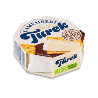 Сир м'який з білою пліснявою Камамбер витриманний  60 % жиру 120 г Turek
