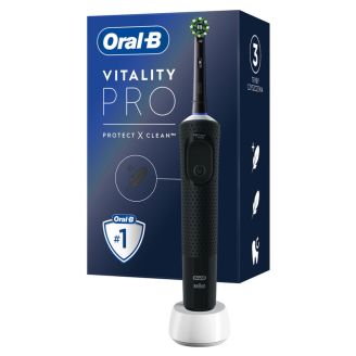 Oral-B Зубна щітка Електрична Vitality Protect x clean  Black