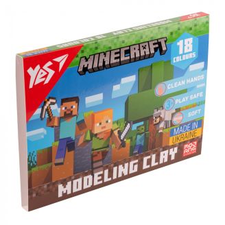 Пластилін YES, 18 кол., 360г "Minecraft" 540678