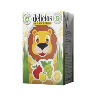 Сік яблучно-виноградний TM Delicios, 200 мл
