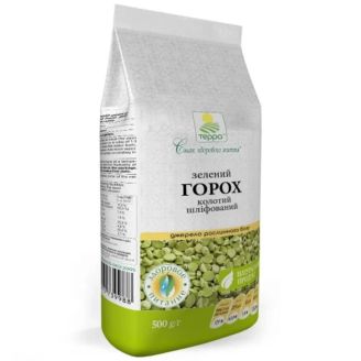 Крупа Горох зелений колотий 500гр (м/у) Терра