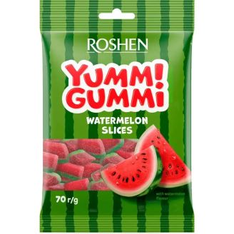 Желейні цукерки Yummi Gummi Кавун 70г Рошен