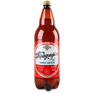 Пиво Оболонь Традиційне пет 2,0л алк. 4,5%