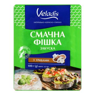 Закуска Смачна фішка з грибами 100г Veladis