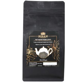 Чай чорний крупнолистовий PUERH ТМ BISAN 250г