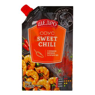 Соус "Sweet Chili" д/п 200г "ТМ Щедро"