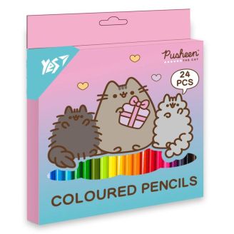 Олівці кольорові Yes 24 кол. "Pusheen. Stormy and Pip" 290741