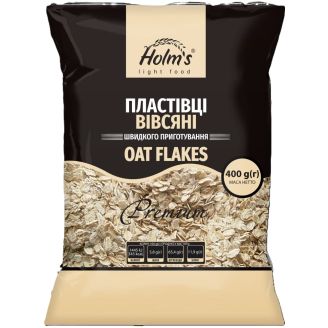 Пластівці вівсяні,  400г. (м/у) Holm`s