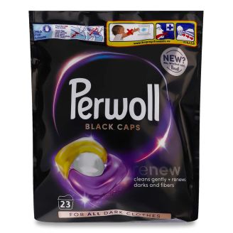 Капсули для прання Perwoll для темних та чорних речей 23 шт
