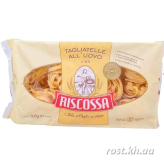 Паста  з твердих сортів пшениці Тагліоліні 500г ТМ Riscossa, Італія
