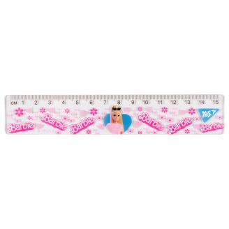 Лінійка Yes 15 см "Barbie" 370658