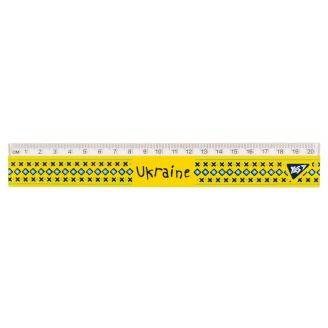 Лінійка Yes 20 см "Ukraine" 370670
