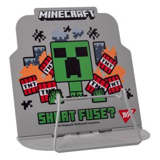 Підставка для книг фігурна Yes "Minecraft", метал з висічкою 470512