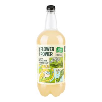 Квас «Квас Тарас Flower Power зі смаком квітів бузини та лемонграсу» ПЕТ 1.5л