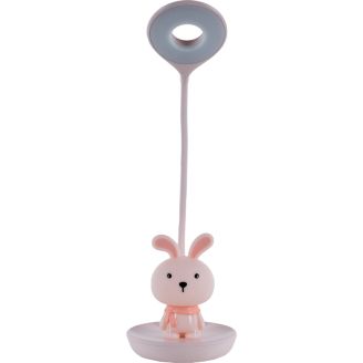 Настільна лампа LED з акумулятором Bunny, рожевий K24-492-1-2, 66350 