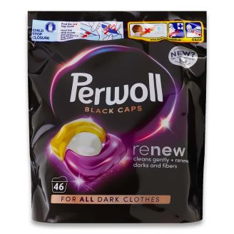 Капсули для прання Perwoll для темних та чорних речей 46шт